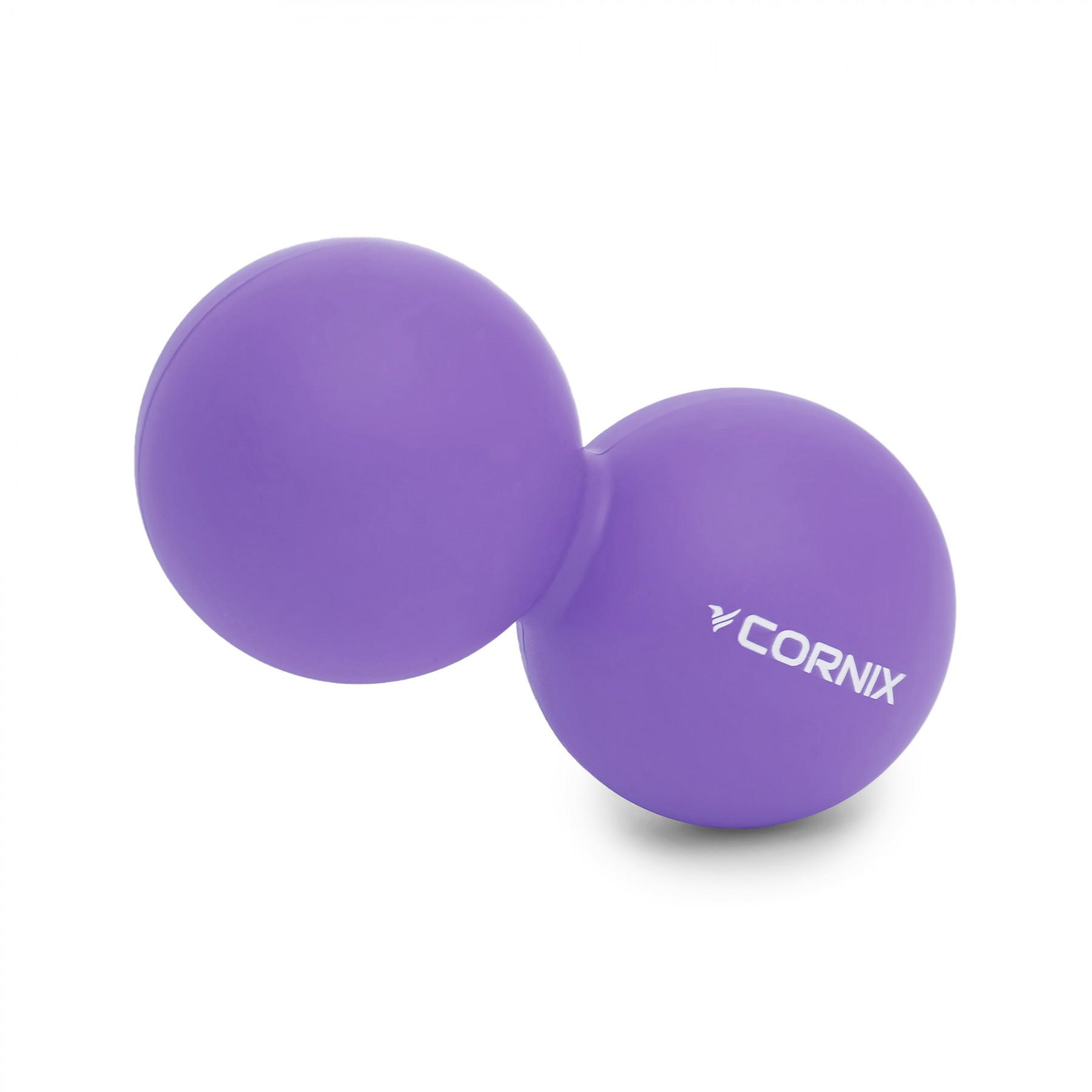 Массажный мяч двойной Cornix Lacrosse DuoBall XR-0114 Purple (39256) - фото 2