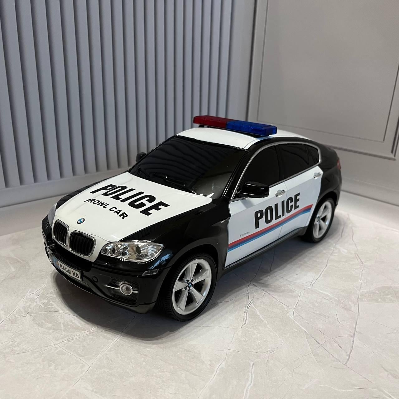 Машинка дитяча з пультом радіокерування BMW X6 Поліцейська машинка 36 см (G282292-866-1401P)
