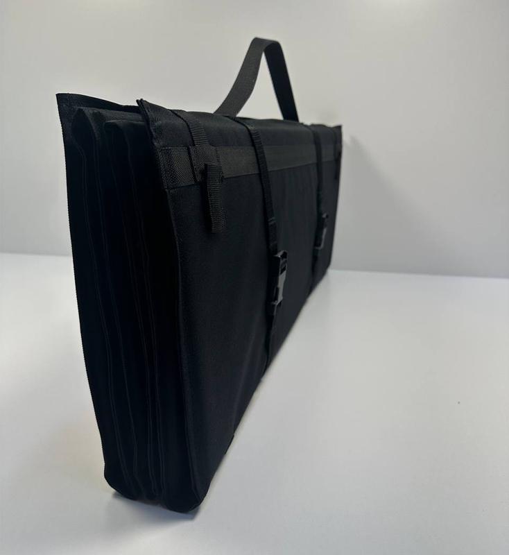 Каремат раскладной M-KET для сидения и сна 10 мм на 6 секций 1,8 м х 70 см с ручкой Черный - фото 3 Каремат раскладной M-KET для сидения и сна 10 мм на 6 секций 1,8 м х 70 см с ручкой Черный - фото 3