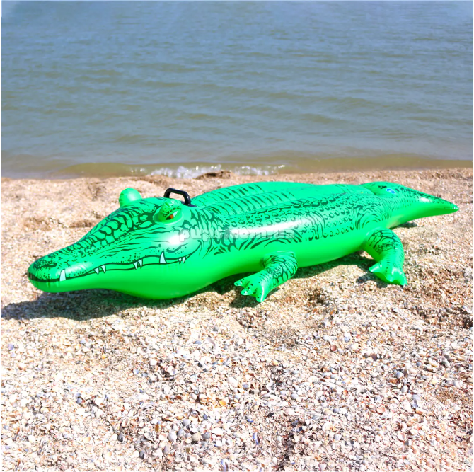 Плотик дитячий надувний Intex 58546 Крокодил 168х86 см Зелений (3-1-58546) - фото 4 Плотик дитячий надувний Intex 58546 Крокодил 168х86 см Зелений (3-1-58546) - фото 4