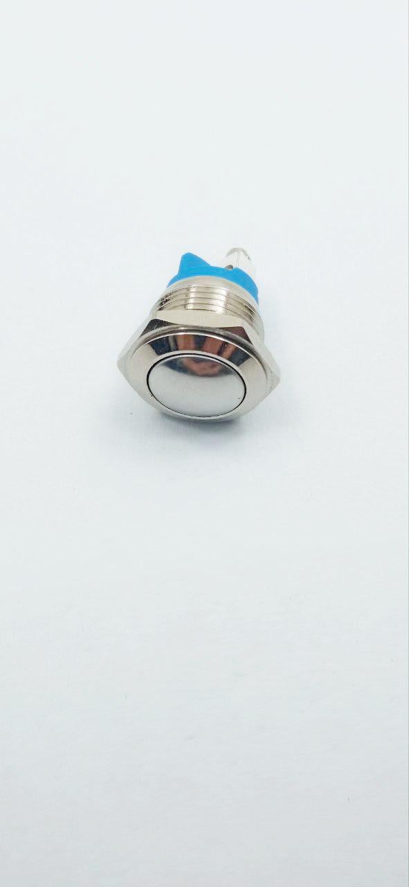 Кнопка антивандальна GQ-16F без фіксації плоска (14166)