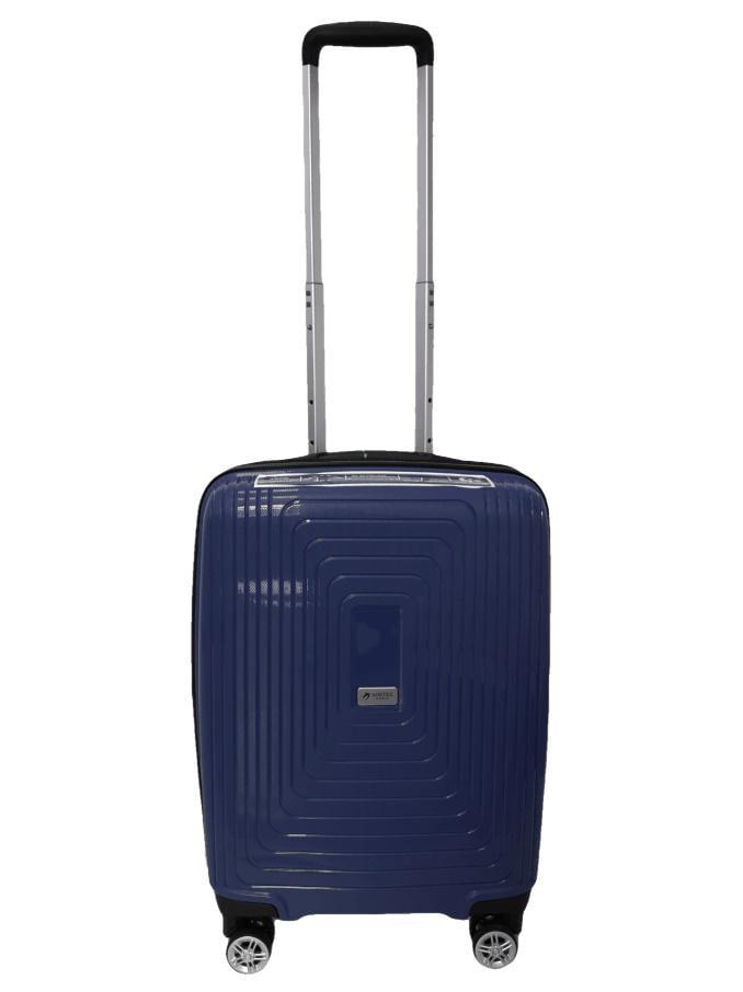 Чемодан малый под ручную кладь Airteх 241 полипропилен S Темно-синий Чемодан малый под ручную кладь Airteх 241 полипропилен S Темно-синий