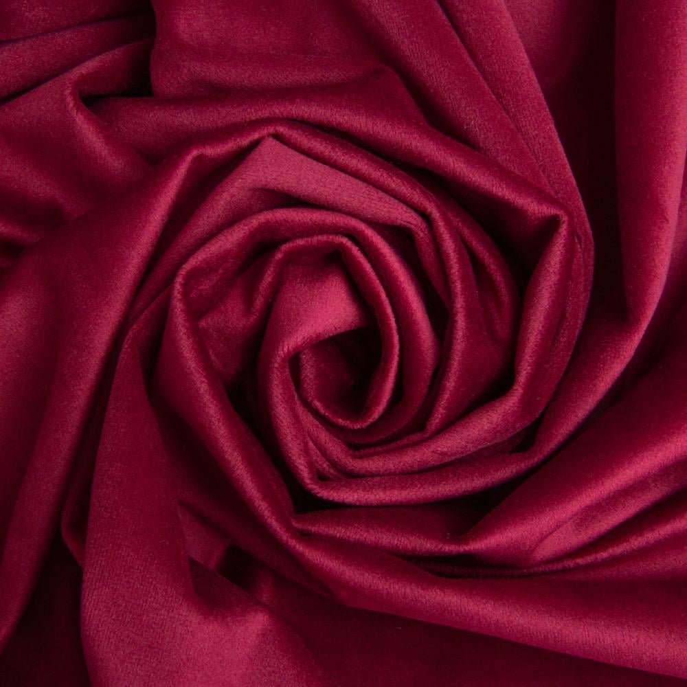Тканина велюр однотонний Вайлет 290 гр/м2 150 см Бордовий (26883) - фото 1 Тканина велюр однотонний Вайлет 290 гр/м2 150 см Бордовий (26883) - фото 1