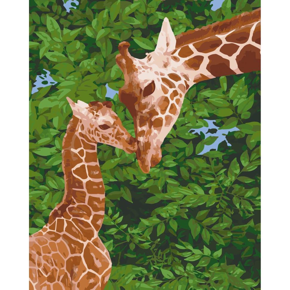 Картина за номерами ART CRAFT Жирафеня з мамою лак 40х50 см (2987253935)