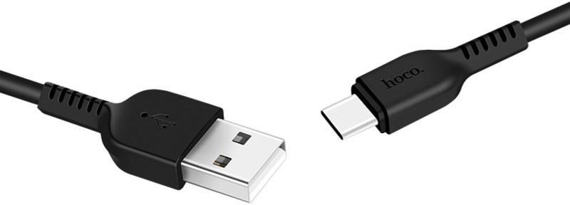 Кабель інтерфейсний Hoco X20 Flash USB-Type-C 2 м Black (19202) - фото 3