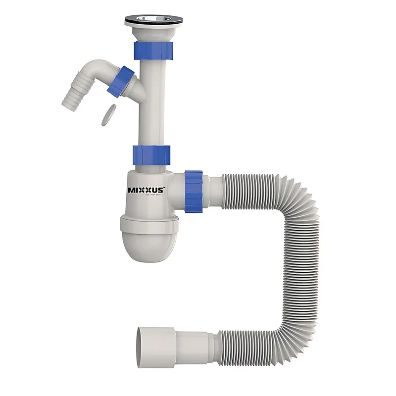 Сифон для умивальника MIXXUS SU-02-B з литим випуском та відводом для пральної машини 1 1/2"x40 мм (OL-MI8185) Сифон для умивальника MIXXUS SU-02-B з литим випуском та відводом для пральної машини 1 1/2"x40 мм (OL-MI8185)