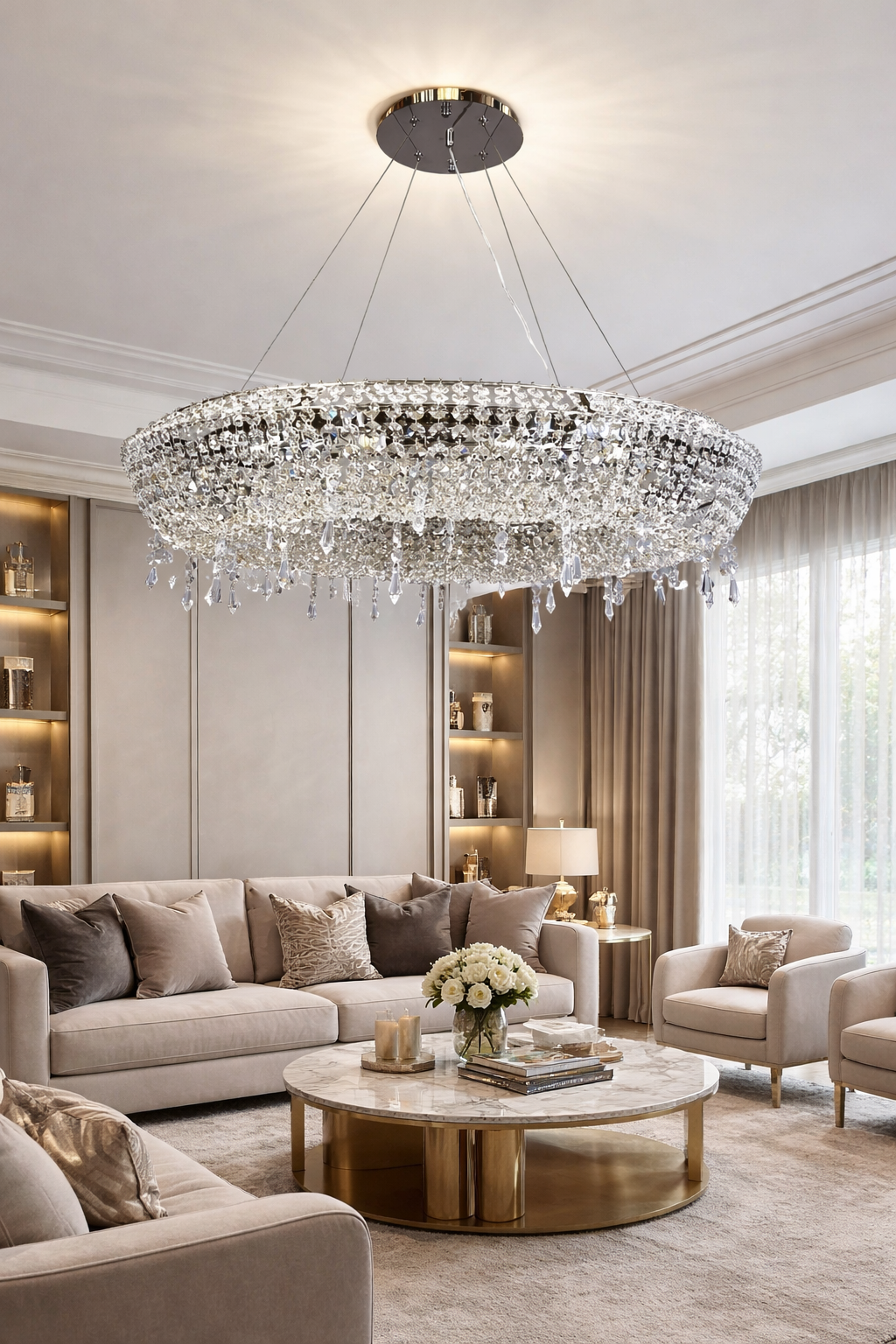 Люстра Crystal Crown Е14 220V х 16 шт. (20288/800CH)