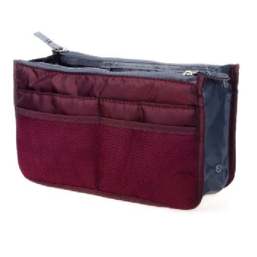 Органайзер в женскую сумку Бордовый