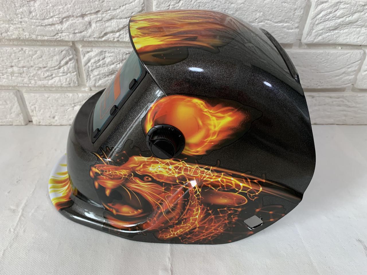 Сварочная маска хамелеон Pantera PTWM01 автозатемнение 9-13 DIN - фото 5