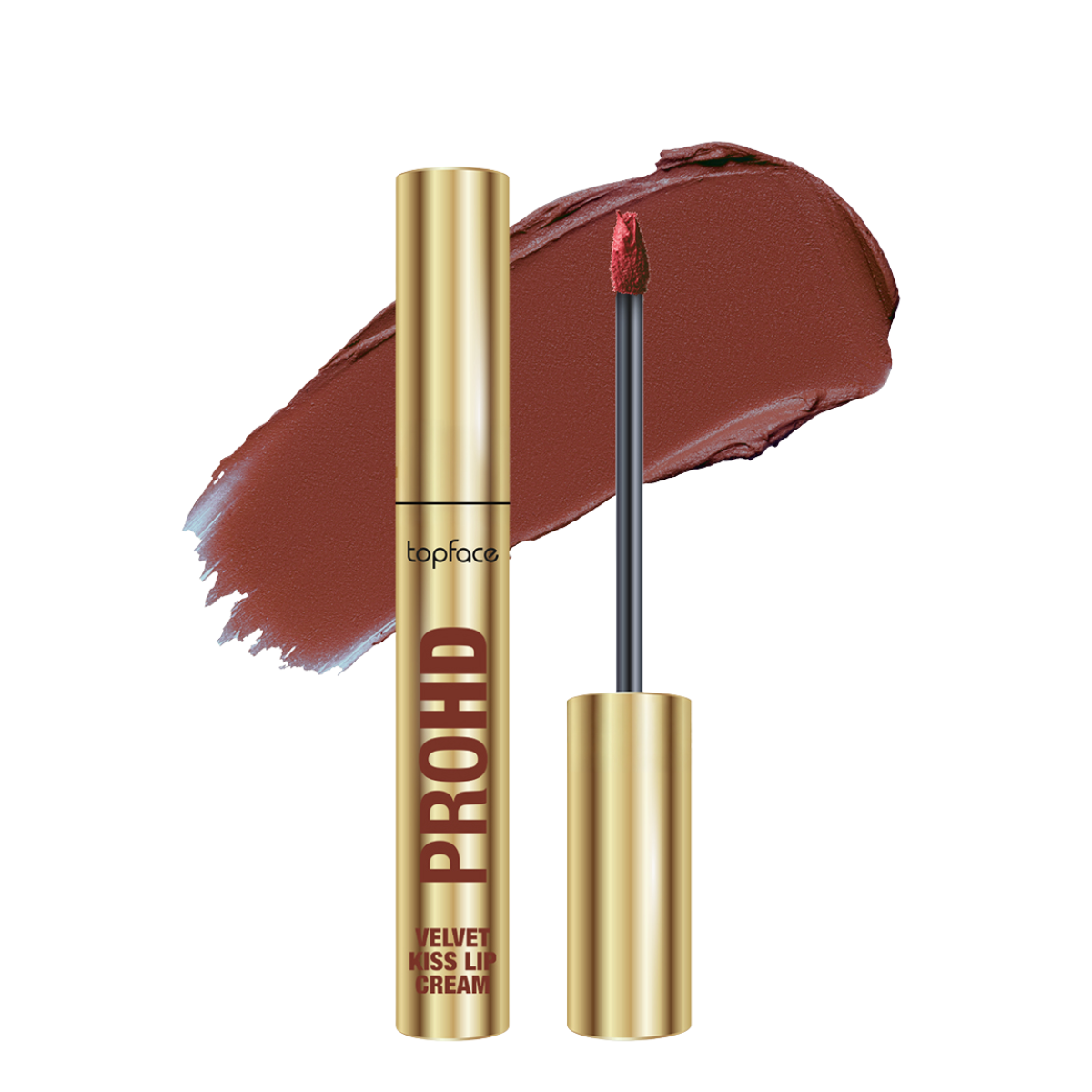 Помада для губ рідка метова Topface PROHD Velvet Kiss PT212 3 г 007 Toasted Allure Коричневий