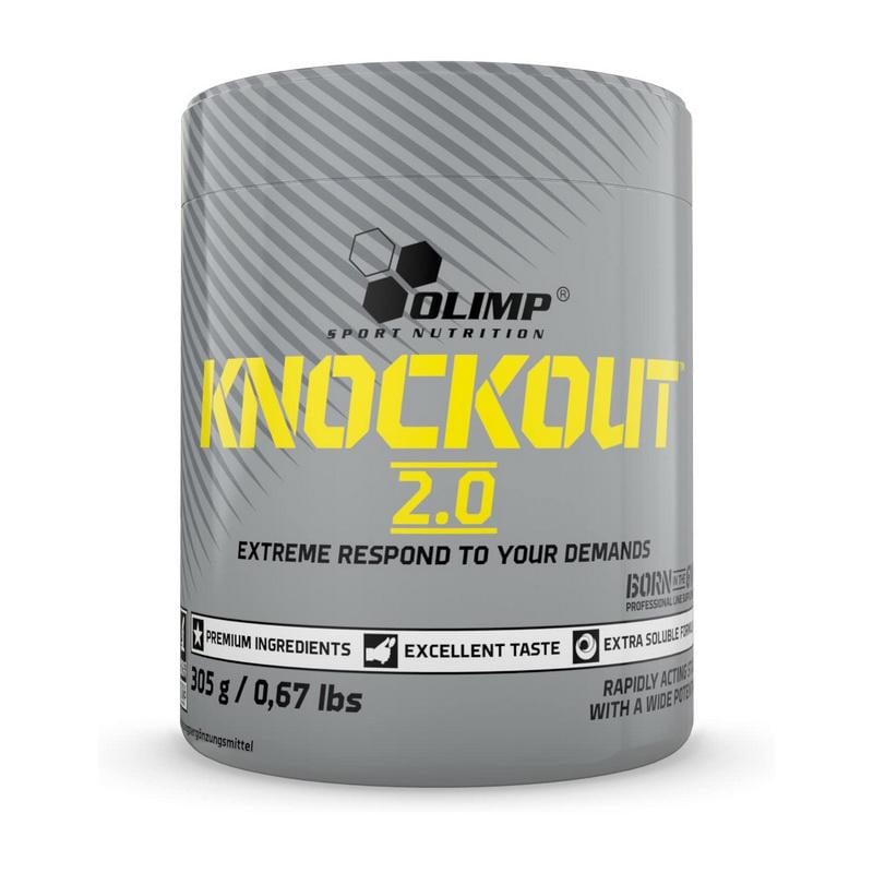 Предтренировочный Pre-Workout с кофеином и бета-аланином Olimp Knockout 2.0 305 г Груша