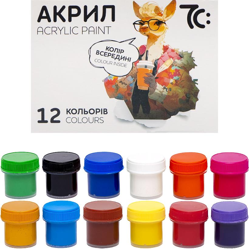 Акриловая краска 7C51202 10 мл. 12 цветов (7C51202)