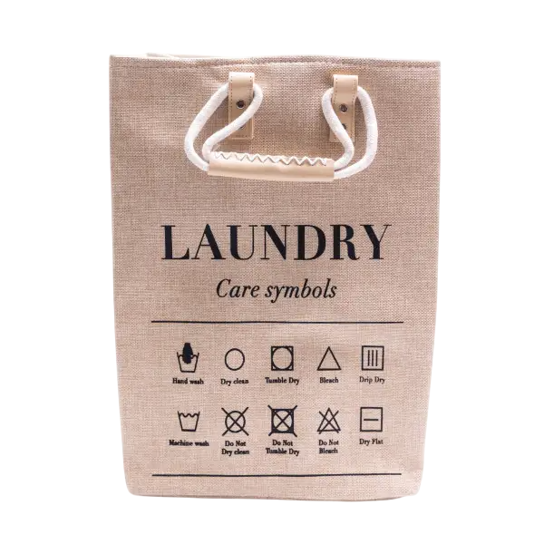 Корзина для белья текстильная 31х26х44 см Бежевый (HP-41-2BE)