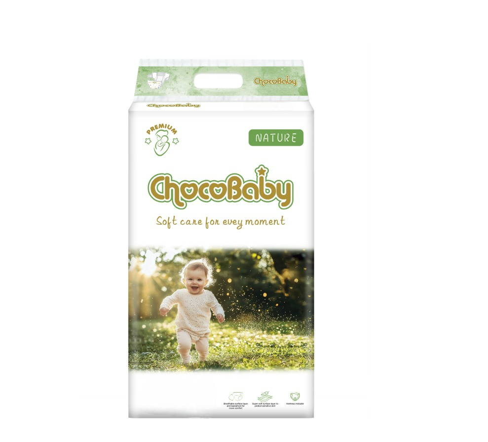 Подгузники для детей ТМ Chocobaby S 3-6 кг р. 2 60 шт.