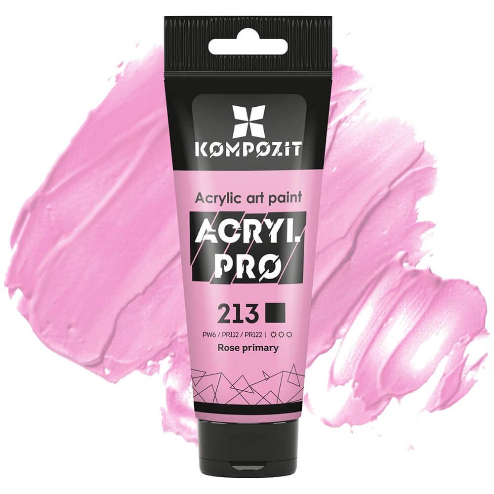 Акрилова фарба ART Kompozit 213 75 мл Рожевий основний (59213) - фото 1 Акрилова фарба ART Kompozit 213 75 мл Рожевий основний (59213) - фото 1