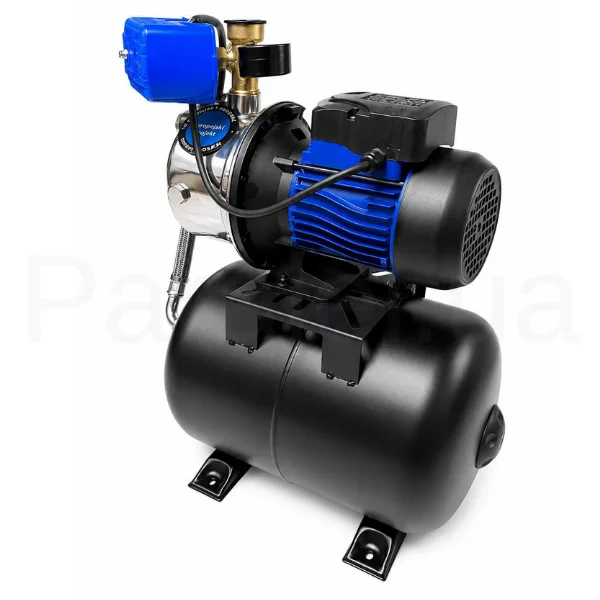 Насосная станция FORWATER JET 100S 1,1 кВт H50 м Q3,12 м3/ч бак 24 л нержавеющая сталь