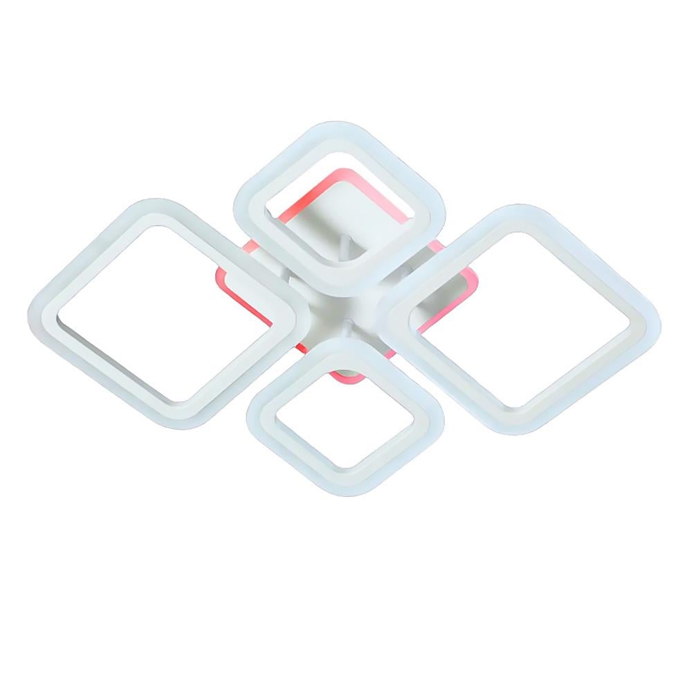 Люстра потолочная светодиодная Light House SY-20629/2/2 WH/RGB 72W/28W 600х435х95 мм Белый