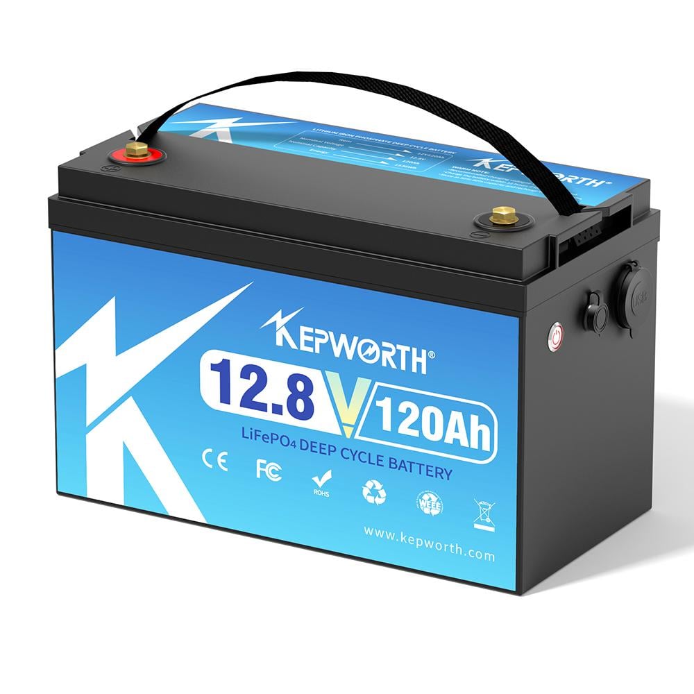 Акумулятор Kepworth LiFePO4 12V 120Ah 1536W 332 мм із зарядним пристроєм BMS (K12120332) - фото 1 Акумулятор Kepworth LiFePO4 12V 120Ah 1536W 332 мм із зарядним пристроєм BMS (K12120332) - фото 1