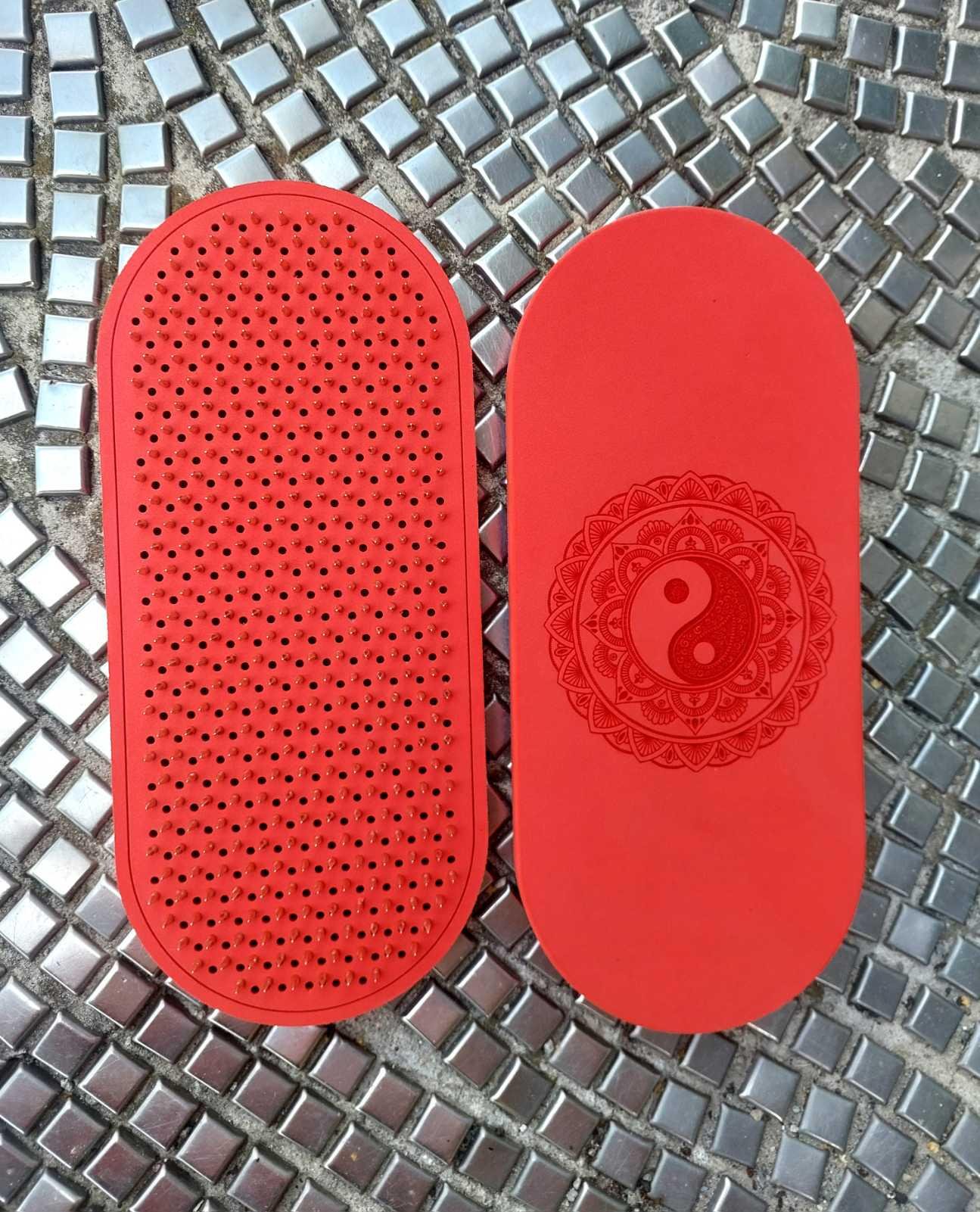 Доски Садху гибкие с медными гвоздями и чехлом Красный (26965733)