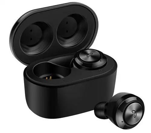 Наушники беспроводные с микрофоном 20 МВт 4,2В Wi-pods А6 Bluetooth с цифровым индикатором заряда Черный (opt-19617)