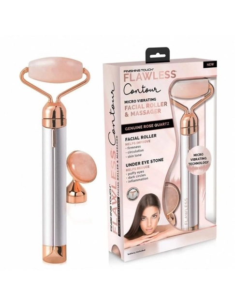 Массажер для лица роликовый из розового кварца (2625384505) - фото 4
