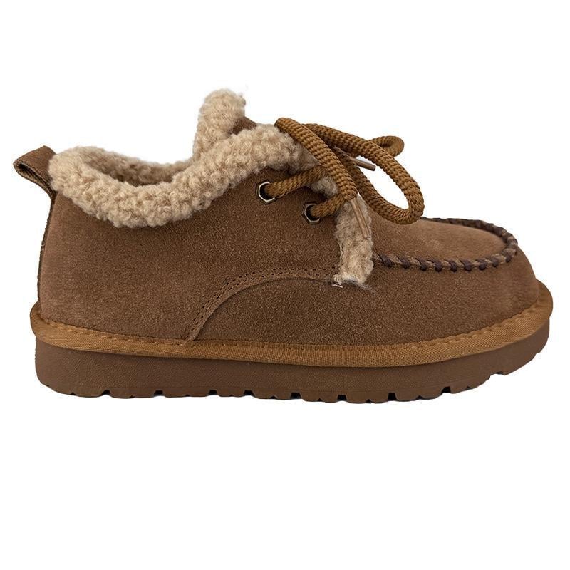 Ботинки женские замшевые меховые 5076-20 p. 39 24 см Коричневый - фото 1 Ботинки женские замшевые меховые 5076-20 p. 39 24 см Коричневый - фото 1