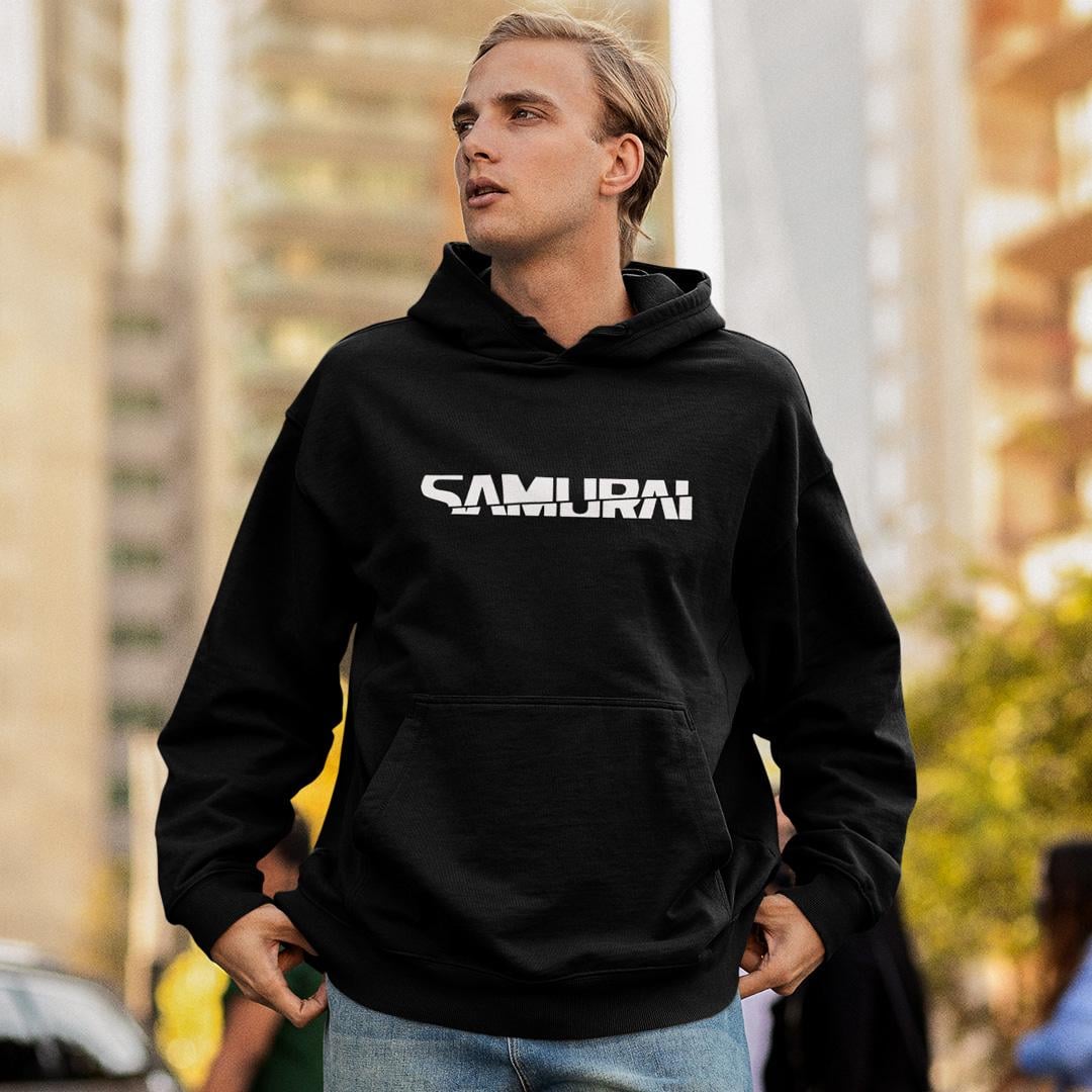 Худи флисовый унисекс Cyberpunk 2077 Samurai Title S Черный (0000014295)