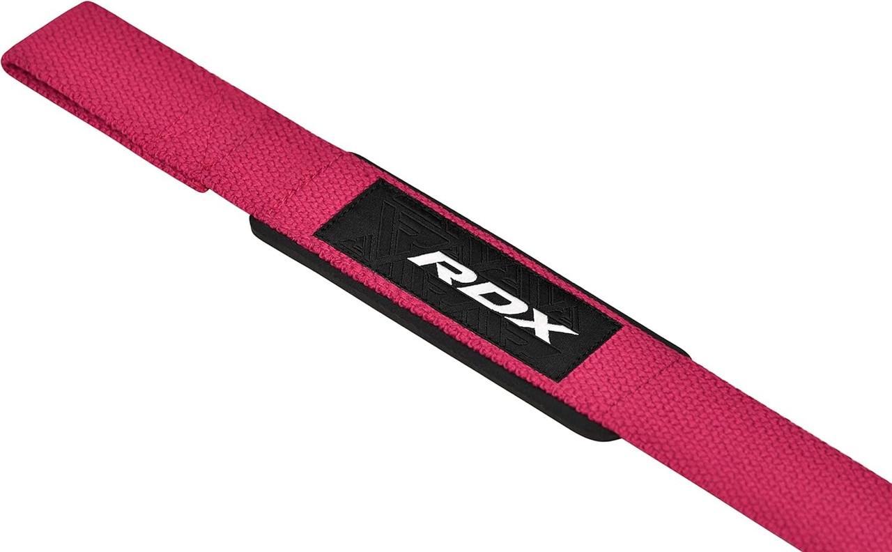 Лямки для тяги RDX W1 Gym Single Strap Plus Pink (WAN-W1P+) - фото 4