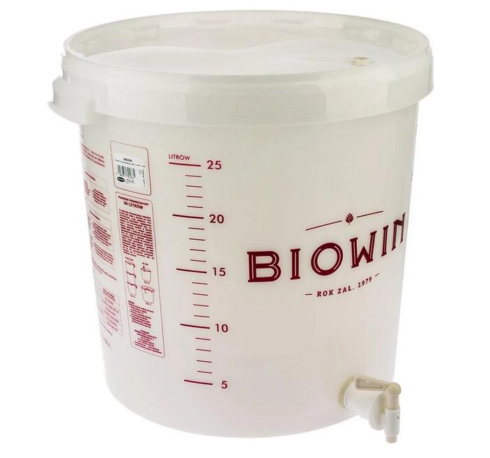 Емкость для брожения с крышкой и краном Biowin 30 л (ПР 340434)