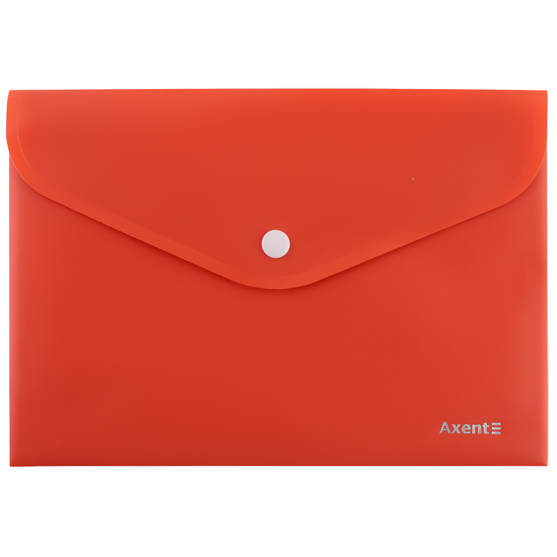 Папка на кнопке А5 Axent 12 шт. Earth colors Красный (1522-28-A)