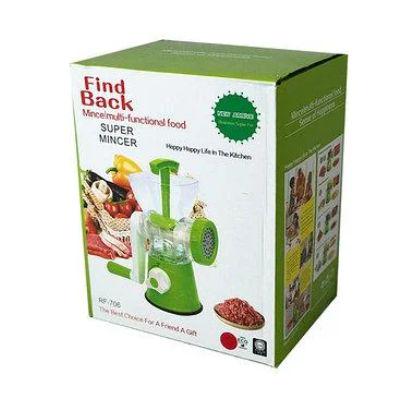Мясорубка Find Back RF706 Super Mincer Grater ручная с насадками для фарша и колбас (RF706)