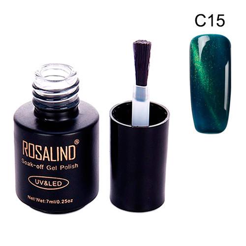 Гель-лак Rosalind c15 Кошачий глаз