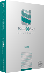 Медицинские компрессионные чулки Relaxsan Medicale Soft 2 класса с открытым носком 23-32 мм р. 2 Бежевый (2170) - фото 2