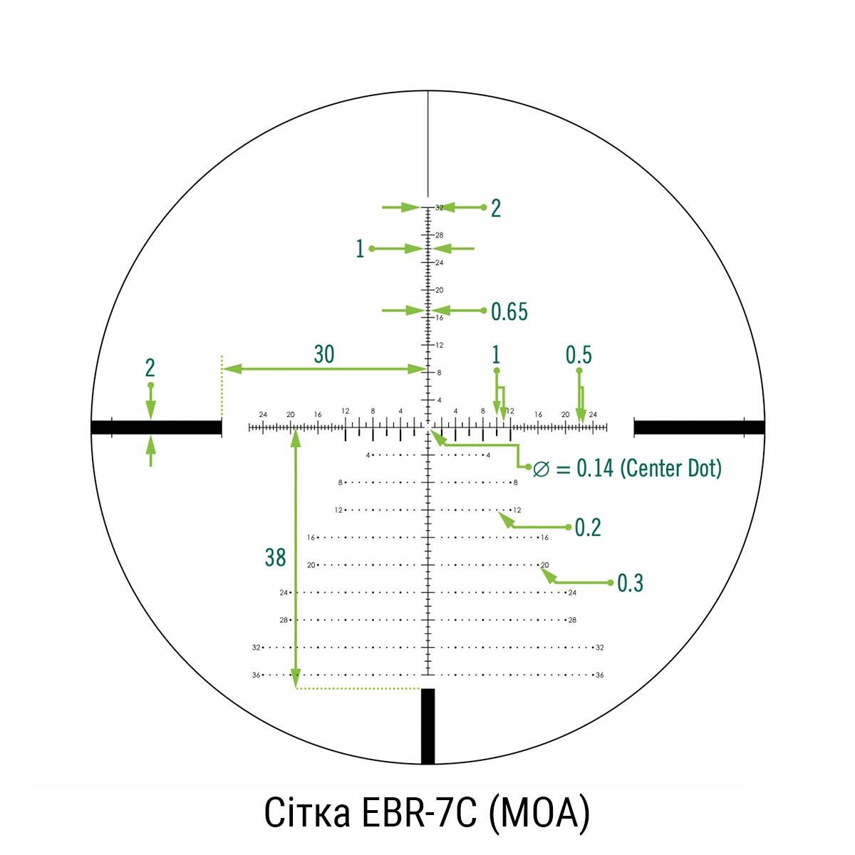 Прицел Vortex Venom 5-25x56 FFP 34 mm AO с сеткой EBR-7C MOA без подсветки оптический (26291562) - фото 6