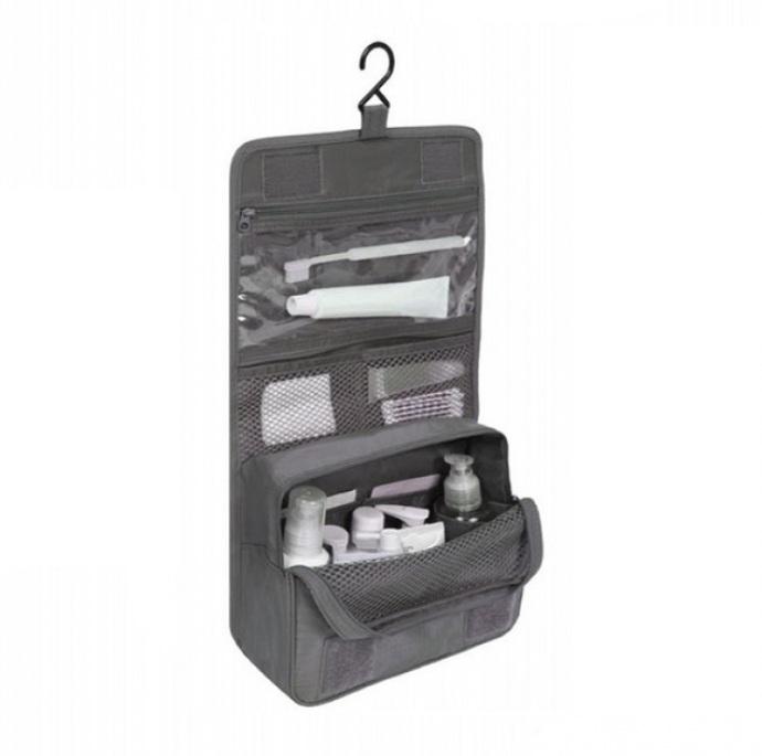 Органайзер-косметичка дорожный подвесной Bei Lian travel 24x20x9 см Grey (123517) - фото 1 Органайзер-косметичка дорожный подвесной Bei Lian travel 24x20x9 см Grey (123517) - фото 1