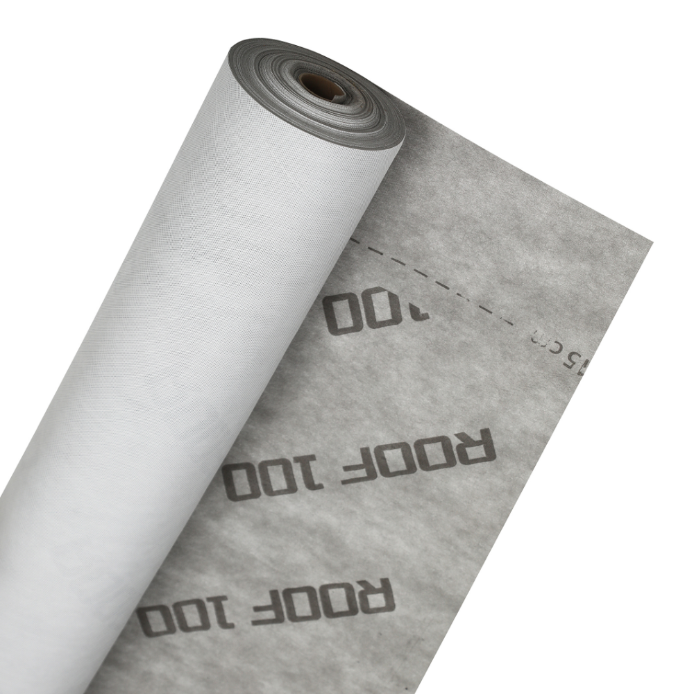 Мембрана дифузійна Roof 100 1,5x50 м 75 м2 100 г/м2 (390223) Мембрана дифузійна Roof 100 1,5x50 м 75 м2 100 г/м2 (390223)