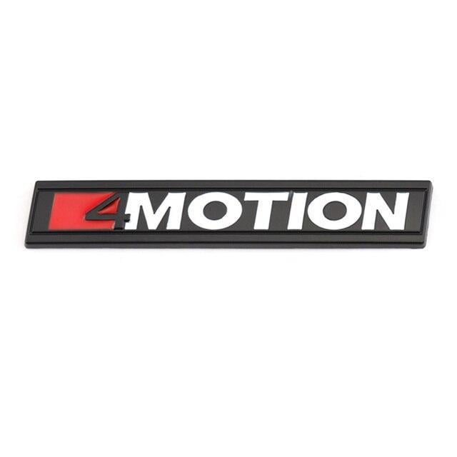 Эмблема 4MOTION Черный/Белый матовый на заднюю часть авто Volkswagen (1689364068)