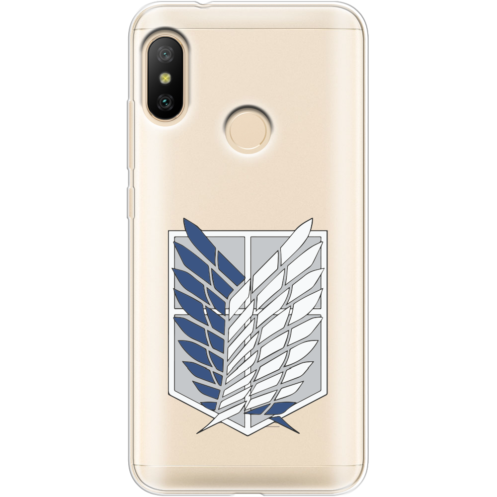 Чохол BoxFace Xiaomi Mi A2 Lite Атака Титанів Крила Свободи Прозорий силікон (34892-bk88-34892)