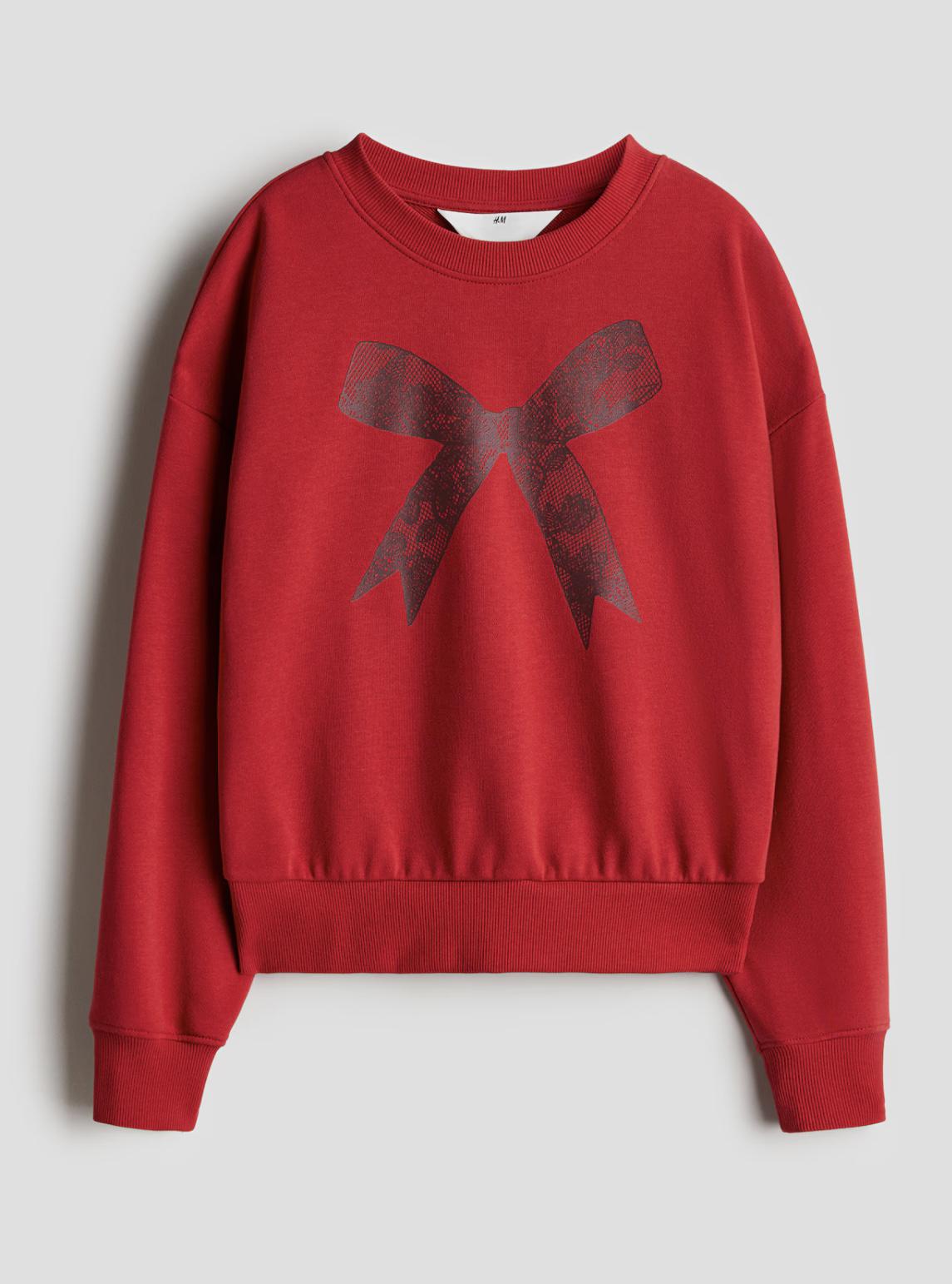 Свитшот детский H&M 134-140 см Красный (1241167)