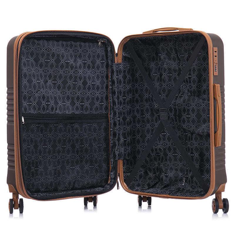 Валіза SEMI LINE 24" M 69/82 л Brown (DAS303356) - фото 6