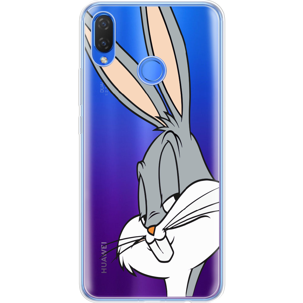 Чехол Boxface Huawei P Smart Plus Lucky Rabbit Прозрачный силикон (34912-bk81-34912)
