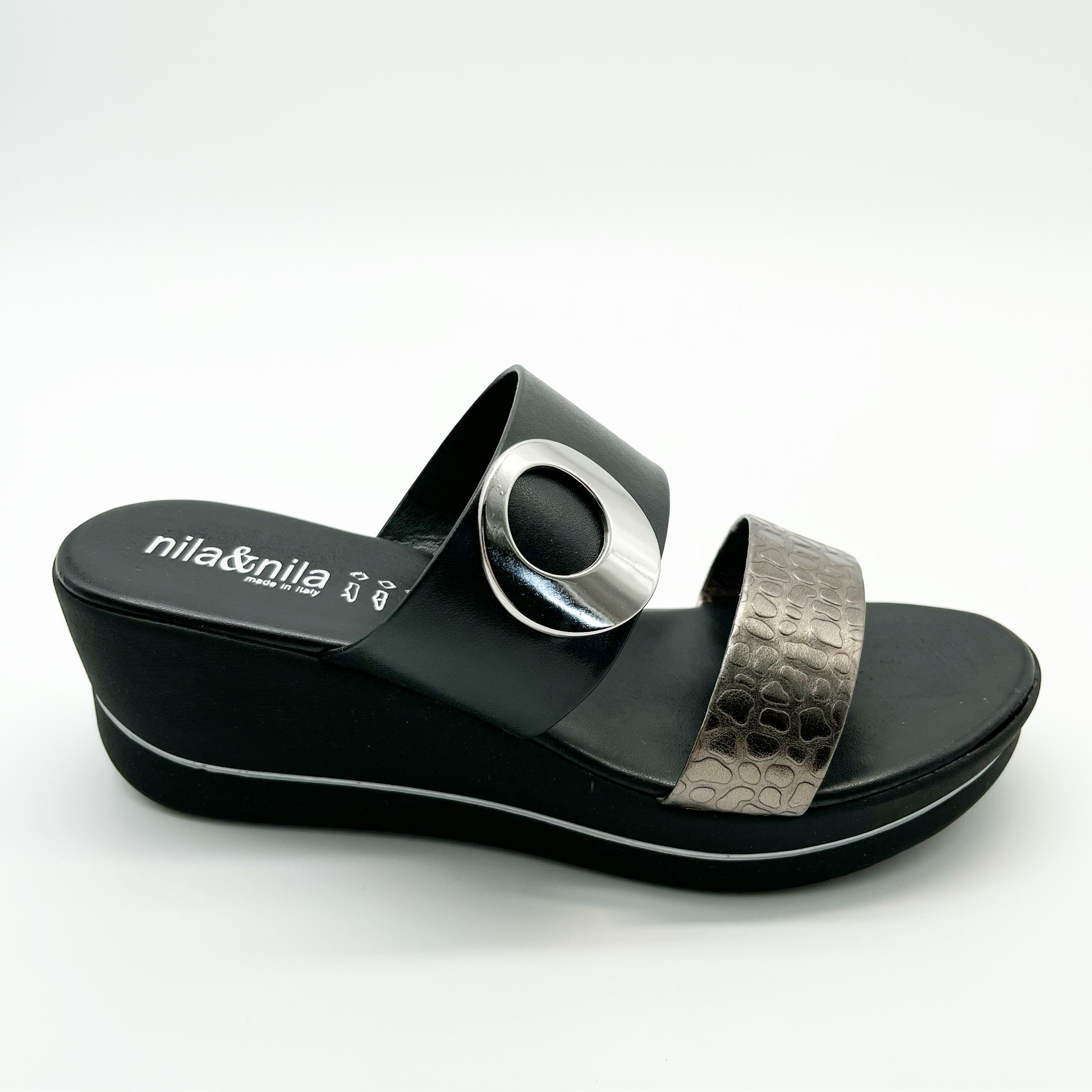 Шлепанцы женские NilaNila CIR8559 р. 38 Черный - фото 2