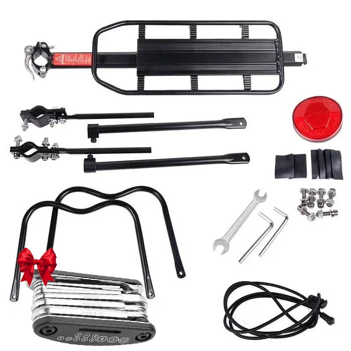 Заднее велосиденье Deemount Bicycle с веломультитулом 16в1