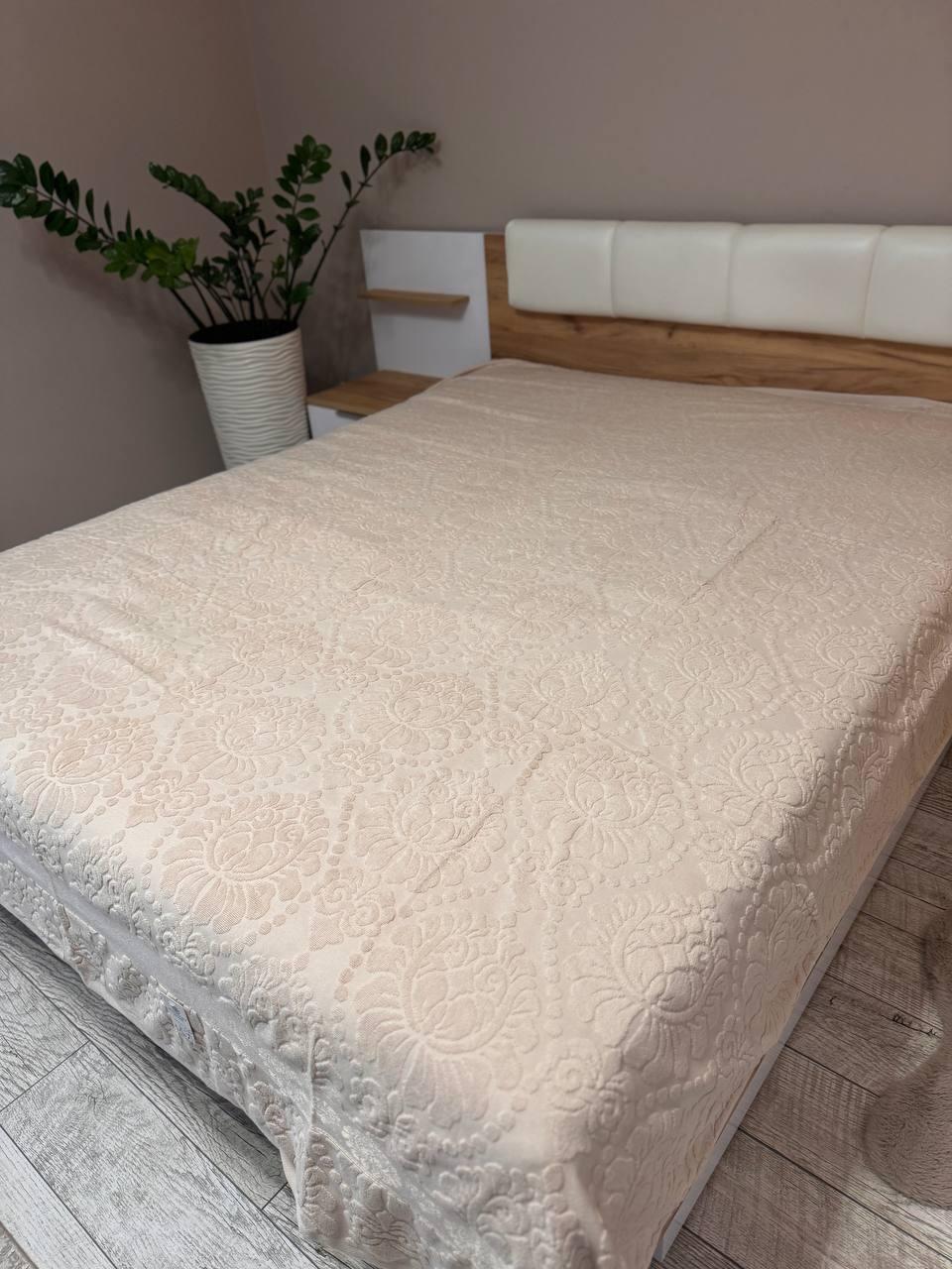 Простирадло махрове 150х200 см Кремовий (П4К-А-mahra-001-02)