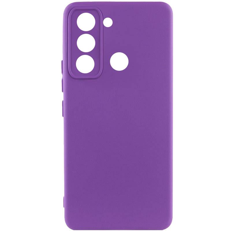 Протиударний Чохол Silicone Cover Lakshmi Full Camera (A) для TECNO Pop 5 LTE Фіолетовий / Purple - фото 1