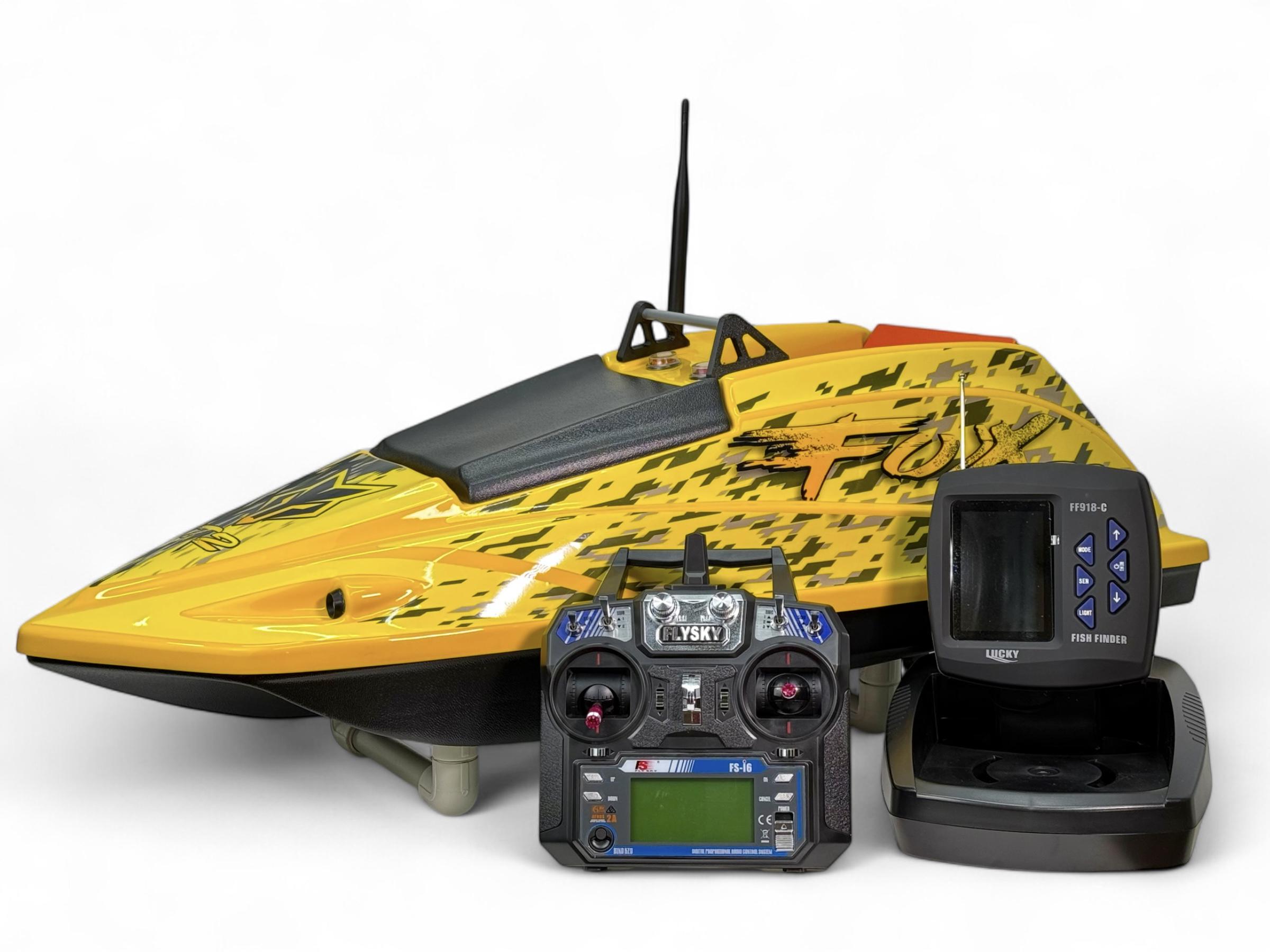 Карповый кораблик Fox T2 GPS автопилот с эхолотом Lucky 918