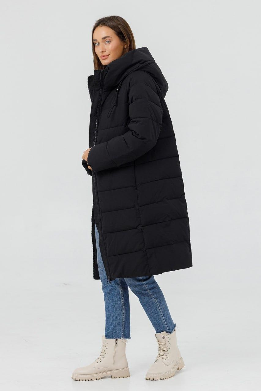 Пуховик женский TOWMY р. 52 Черный (0189q\52) - фото 2 Пуховик женский TOWMY р. 52 Черный (0189q\52) - фото 2