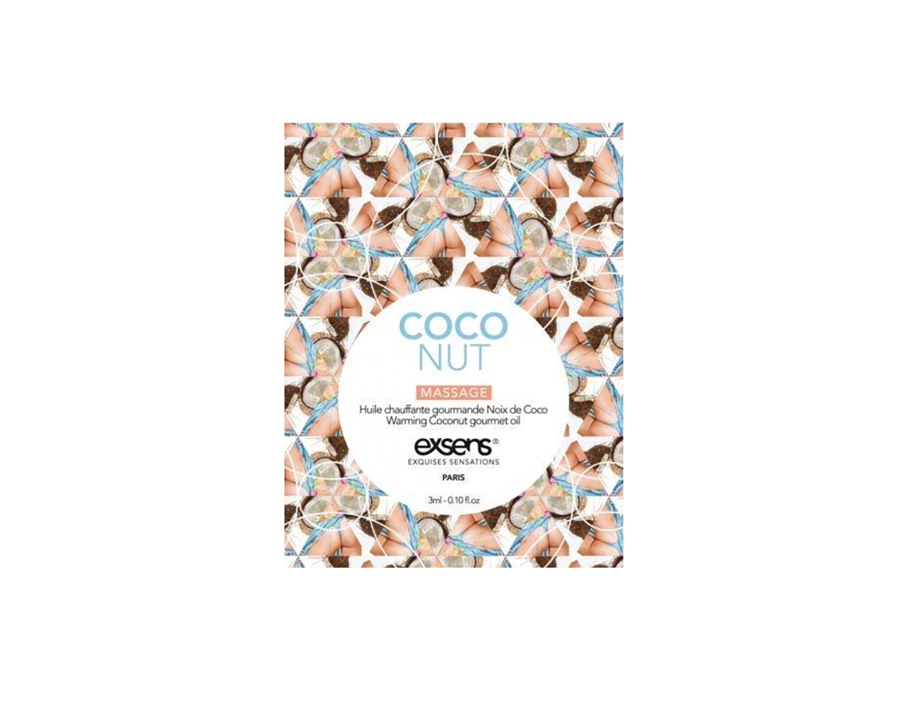 Пробник массажного масла EXSENS Coconut 3 мл (SO2374)