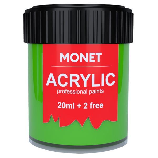 Акрилова фарба Monet 81 22 мл Зелений соковитий (2007881) - фото 2 Акрилова фарба Monet 81 22 мл Зелений соковитий (2007881) - фото 2