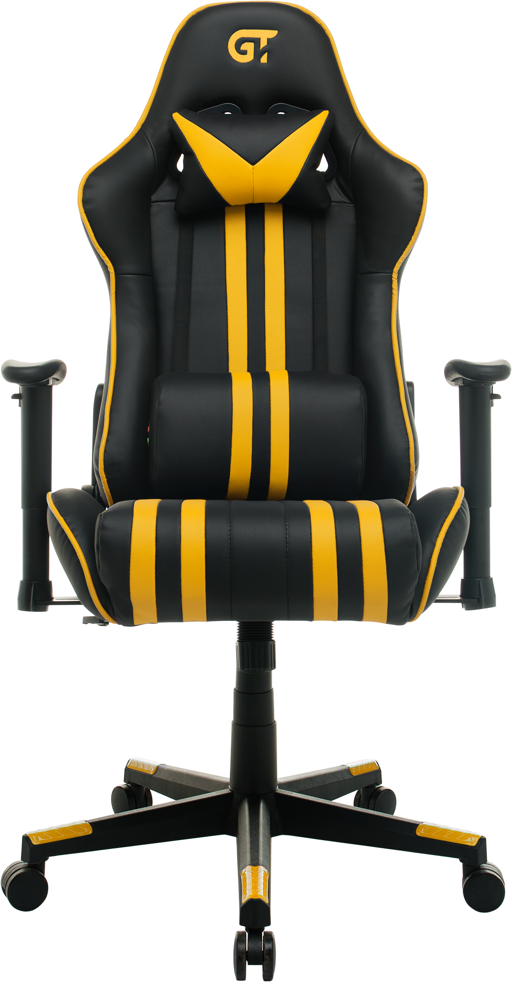 Кресло геймерское GT Racer X-2504-M Black/Yellow